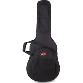 SKB Acoustic Soft Case with EPS Foam Interior/Nylon Exterior, Back Straps,Black