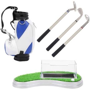 VGEBY MiniBag Pen Holder withPens, Business Card Box Base, Souvenir Set Desk Decor Buholder Desk
