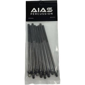 AIAS Tension Rods for Drums - Black Nickel (1 5/8 inch)