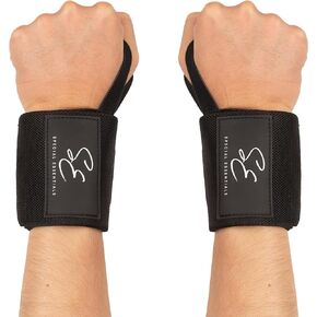 18" Weightlifting Wrist Wraps for Men & Women with Wrist Support - Stiff Fit or Flexible Fit for Gym Workouts Weight Lifting Powerlifting Strength Training