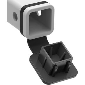 SOZATO Trailer Hitch Cover 2 Inch Tow Hitch Covers Plug Insert Receiver Tube Cover Cap for Chevy Toyota Cadillac Ford Escape Gmc Jeep Chevrolet TRD Nissan Dodge Ram BMW Black