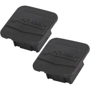 XSTRAP STANDARD 2PCS Trailer Hitch Cover 2 inches Black Receiver Tube Trailer Hitch Plug