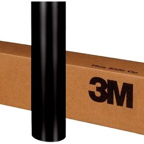3M 2080 S12 SATIN BLACK 5ft x 1ft (5 قدم مربع/قدم) طبقة تغليف السيارة من الفينيل