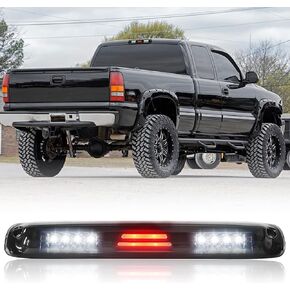 AUTOXBERT Third 3rd Brake Light for 1999 2000 2001 2002 2003 2004 2005 2006 2007 Chevy Silverado GMC Sierra 1500 2500 HD Classic Waterproof High Mount Stop LED Third Brake Light, OEM# 5978318 16525205