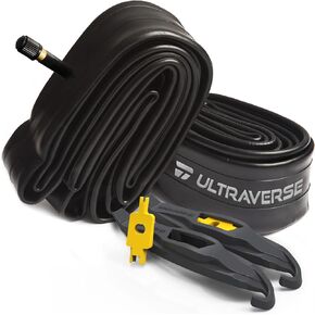Bike Inner Tube for 27.5 X 1.75/1.95/2.10/2.125 inch Bicycle Tire with Schrader Valve – Rubber Tubes for Mountain and Trail, Cruisers, MTB, Gravel, Enduro, Downhill, City Bikes - 2 Pack