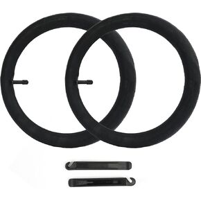 LotFancy 12'' x 1.75/1.95/2.125 Inner Tubes for Most 12" Kid Bikes, Strollers, 2 Pack 12 inch Bike Tire Tube, with 2 Tire Levers