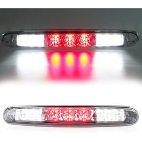 For 2007-2013 Chevy Silverado/GMC Sierra 1500 2500HD 3500HD 3rd Third Brake Light Cargo Light LED High Mount Lamp Tail Light (Red)