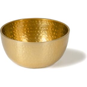 Red Co. 5" Luxurious Round Hammered Aluminum Decorative Bowl, Copper Finish in Kuwait
