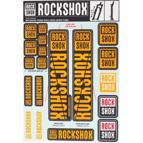RockShox Decal Kit, 35mm, Orange Color Matching Kit
