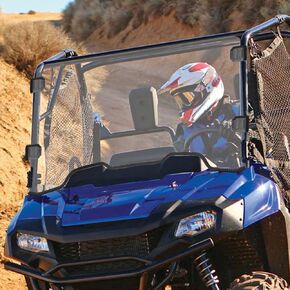 KEMIMOTO Full Front Windshield Compatible with Pioneer 700/700-4 2016-2024, UV Resistant 1/4" Clear Polycarbonate, 95% Light Transmittance Heavy Duty Winscreen Windshield Accessories