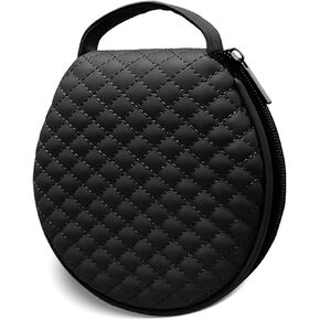 Portable CD Case,20 Capacity Round CD Holder Microfiber Leather DVD Storage Bag CD Wallet Holder Organizer DVD Pouch with Zipper for Car Office Living Room Home Travel(Beige)
