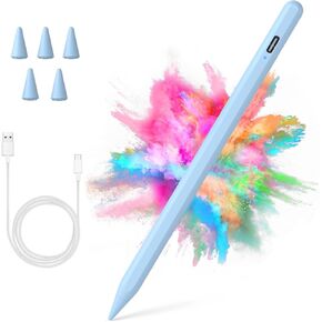 قلم COO لجهاز iPad Pro Air Mini 2018-2024، شحن سريع لرفض راحة اليد | قلم شاشة لجهاز iPad 10/9/8/7/6 Gen، Pro 11/12.9 بوصة، Air 5/4/3 Gen، Mini 6/5 Gen، أبيض in Kuwait