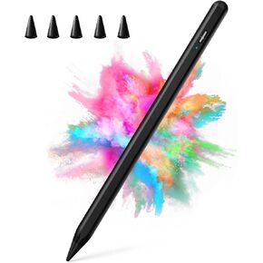 Stylus Pen for iPad 2018-2022 with Palm Rejection, Active Pencil for Apple iPad 10th/9th/8th/7th/6th Generation, iPad Pro 11/12.9 inch, iPad Air 5th/4th/3th Gen, iPad Mini 6th/5th Gen