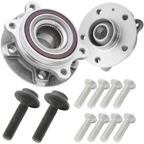 [2-Pack] BR930817K - Pre-Assembled Wheel Hub Bearing Assembly Compatible with [Audi] A Series, S Series, Q5, A Series Quattro, S Series [See Description for Fitment]