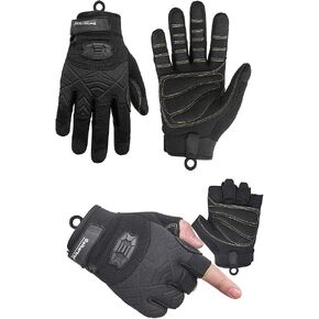 Seibertron Climbing Gloves Full Finger M and Half Finger M