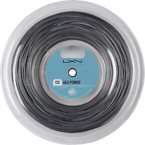 Luxilon ALU Power 130 Tennis String - 200m Reel, Grey