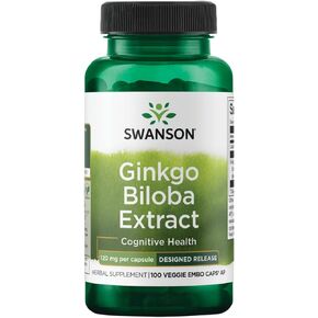 Delayed-Release Ginkgo 120 mg 100 Caps by Swanson Ultra