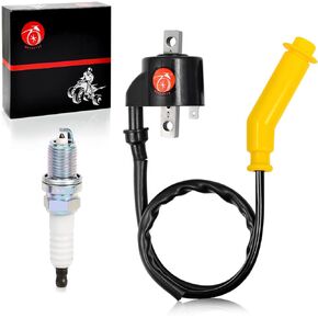 MOTO1988 Ignition Coil & Spark Plug For Honda Foreman 500 2005-2011 TRX 500 FE FM FPM FPE OEM 30500-HP0-A71