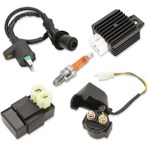 CDI صندوق 6 دبوس ملف الإشعال شرارة التوصيل منظم الجهد لGY6 150cc محرك سكوتر الدراجة جزء لTomberlin Crossfire 150R Spiderbox American Sportworks 150 GTS 150cc Go Karts in Kuwait