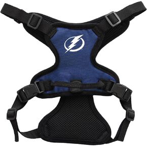 Littlearth Unisex-Adult NHL Tampa Bay Lightning Front Clip Pet Harness, Team Color, Large