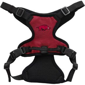 Littlearth Unisex-Adult NCAA Arkansas Razorbacks Front Clip Pet Harness, Team Color, Small