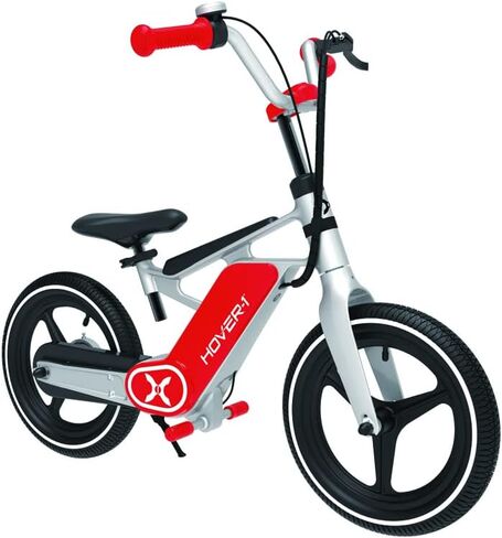 Hover-1 My First E-Bike، سرعة قصوى 8 ميلا في الساعة، نطاق 7.5 ميل، شاشة LED، إطارات هوائية مقاس 14 بوصة، فرامل إلكترونية وميكانيكية خلفية، للأطفال بعمر 8 سنوات فما فوق in Saudi Arabia