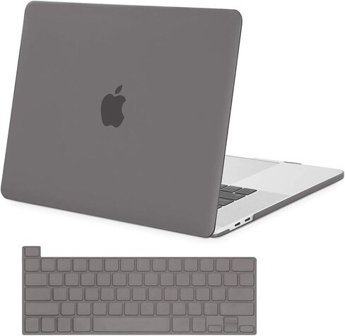 حافظة MOSISO متوافقة مع جهاز MacBook Pro مقاس 16 بوصة إصدار 2020 2019 A2141 مع شريط اللمس، وغطاء صلب من البلاستيك الواقي للغاية وغطاء لوحة المفاتيح، أسود in Kuwait