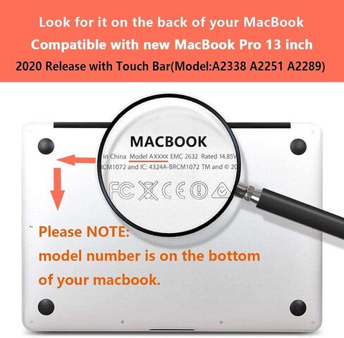حافظة CISSOOK سوداء لرائد الفضاء متوافقة مع MacBook Pro 13 بوصة 2023 2022 2021 2020 الإصدار M2 A2338 M1 A2251 A2289، غلاف صلب من البلاستيك مع غطاء لوحة المفاتيح لجهاز MacBook Pro 13 2022 مع شريط اللمس in Kuwait