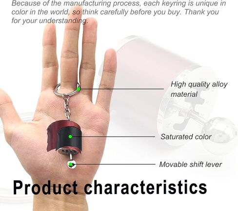 سلسلة مفاتيح شيفتر جير، 6 سرعات لصندوق التروس، سلسلة مفاتيح شيفتر سلسلة مفاتيح، حلقة مفاتيح صغيرة لمقبض ناقل الحركة في السيارة، ملحقات سلسلة مفاتيح لمفتاح السيارة (أسود) in Kuwait