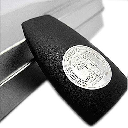 YEEBEY New Metal Badge Key Cover Compatible with A, B, C, E, S, G, SLK, GLK,CLA, CLS A/G Key Cover A0008900023 in Saudi Arabia