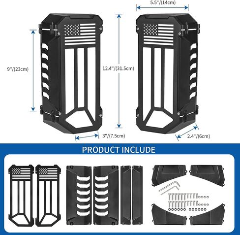 MSIZOY Aluminum Tail Light Protector Trim Cover Rear Light Lamps Guards Compatible with for 2021 2022 2023 2024 Ford Bronco 2/4 Door Exterior Accessories,Flag Style in Saudi Arabia