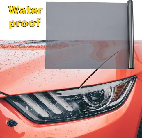Ouzorp Headlight Taillight Vinyl Tint Wrap Extra-Wide 16 Inch x 48 Inch Roll in Saudi Arabia
