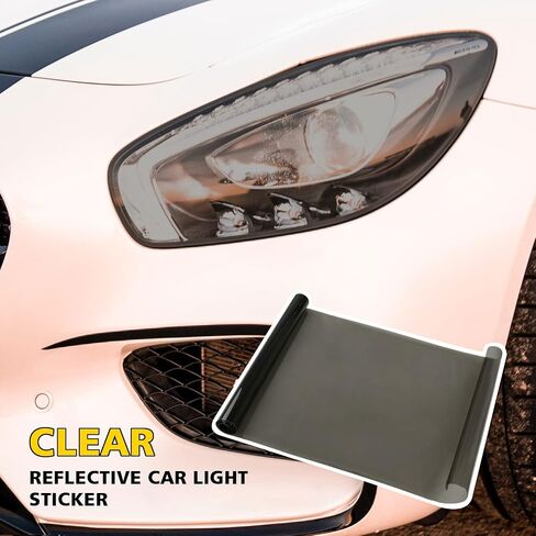 Ouzorp Headlight Taillight Vinyl Tint Wrap Extra-Wide 16 Inch x 48 Inch Roll in Saudi Arabia