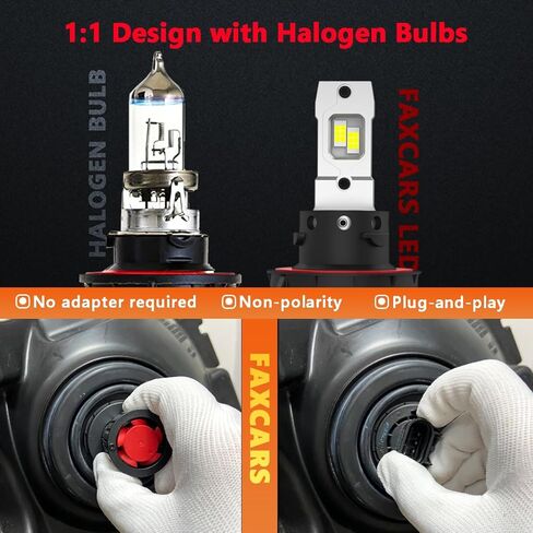 Powersports LED Bulbs for Polaris Ranger RZR 570 800 900 1000 XP Diesel RMK PRO-RMK Rush SwitchBack General 1000 EPS Brutus HDPTO Scrambler 500 850 ATV UTV Snowmobile, 2-Pack in Kuwait