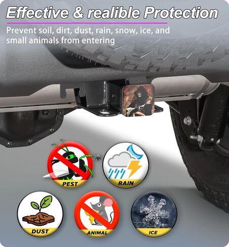 2 Inch Cat Galaxy Universe Trailer Hitch Cover,2'' Rubber Receiver Tube Hitch, Funny Truck Hitch Covers Receivers Plug Cap Compatible with Most Models for Boys Girls in Saudi Arabia