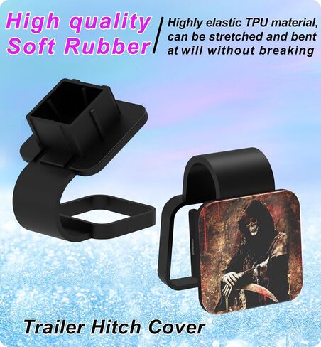 2 Inch Cat Galaxy Universe Trailer Hitch Cover,2'' Rubber Receiver Tube Hitch, Funny Truck Hitch Covers Receivers Plug Cap Compatible with Most Models for Boys Girls in Saudi Arabia