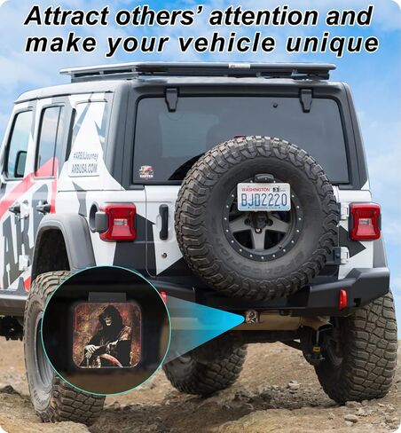 2 Inch Cat Galaxy Universe Trailer Hitch Cover,2'' Rubber Receiver Tube Hitch, Funny Truck Hitch Covers Receivers Plug Cap Compatible with Most Models for Boys Girls in Saudi Arabia