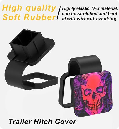 2 Inch Cat Galaxy Universe Trailer Hitch Cover,2'' Rubber Receiver Tube Hitch, Funny Truck Hitch Covers Receivers Plug Cap Compatible with Most Models for Boys Girls in Saudi Arabia