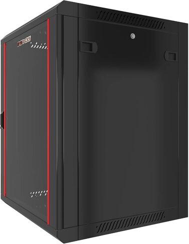 9U Wall Mount Home Lab Server Rack – 19" Locking Network Cabinet, 24" Deep Empty Rack Enclosure for Routers, NAS, Switches and Home Network Equipment in Kuwait