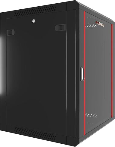 9U Wall Mount Home Lab Server Rack – 19" Locking Network Cabinet, 24" Deep Empty Rack Enclosure for Routers, NAS, Switches and Home Network Equipment in Kuwait