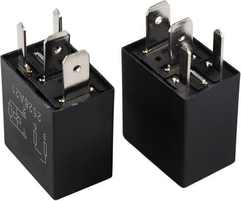 Disenparts 12VDC 4 Pins Plug-in Relay 8T2T-14B192-AB Relay Compatible with Ford Vehicles Pack of 2 Replace 8T2T-14B192-AB in Saudi Arabia