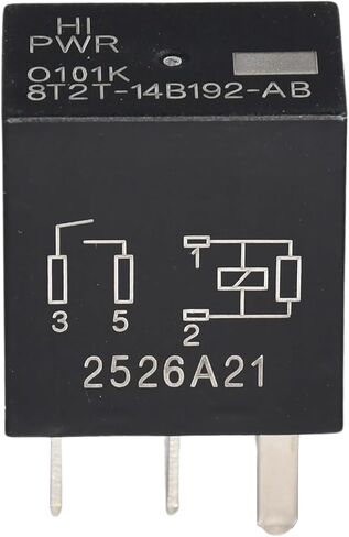 Disenparts 12VDC 4 Pins Plug-in Relay 8T2T-14B192-AB Relay Compatible with Ford Vehicles Pack of 2 Replace 8T2T-14B192-AB in Saudi Arabia