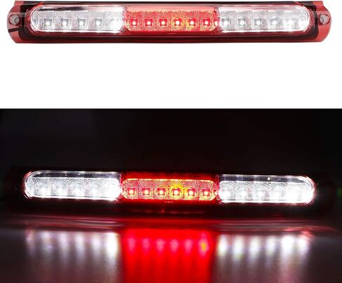 3rd Brake Light for 1997-2004 Ford F150 LED Third Rear Cargo Lamp High Mount Stop light Chrome Housing + Smoke Lens in Saudi Arabia