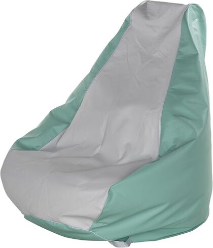 Lippert Taylor Made Marine Bean Bag Chair for Boats, Docks, Beaches, Marine Grade Vinyl, Twin-Zipper Design, Weather-Resistant, Water-Repellent, Carrying Handles, Seafoam – 2020193618 in Saudi Arabia
