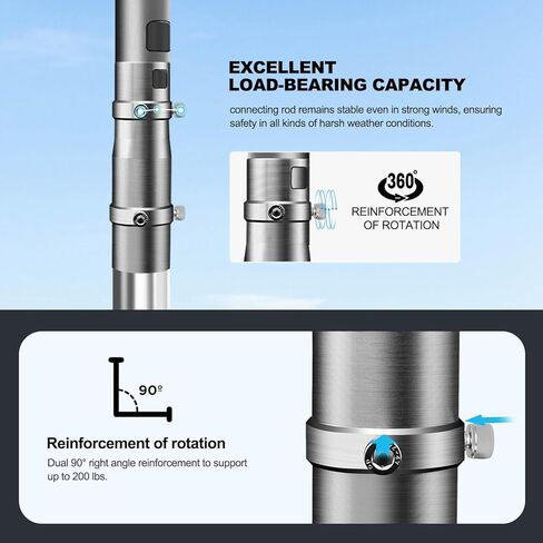 محول تركيب أنبوب ستارلينك، لهوائي طبق الأقمار الصناعية المستطيل V2 من ستارلينك، لستارلينك، صاري التلفزيون وسارية الأقمار الصناعية in Kuwait