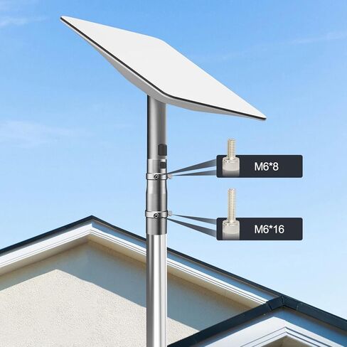 محول تركيب أنبوب ستارلينك، لهوائي طبق الأقمار الصناعية المستطيل V2 من ستارلينك، لستارلينك، صاري التلفزيون وسارية الأقمار الصناعية in Kuwait