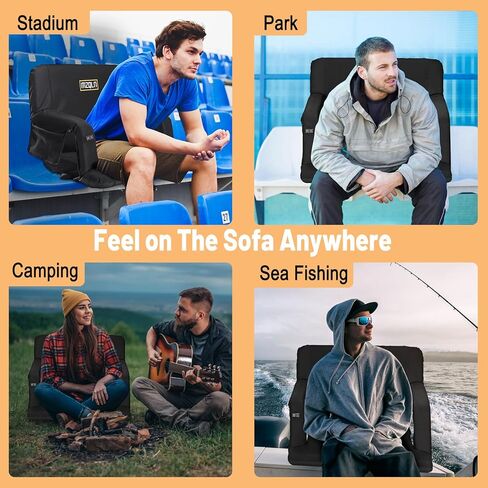 مجموعة مقاعد ملعب التدليك MZQLN المكونة من 2، كرسي تبييض قابل للطي مقاس 25 بوصة مع طاقة محمولة 10000 مللي أمبير في الساعة * 2، 3 مستويات من الحرارة والتدليك، 6 أوضاع مستلق للتخييم والرياضة in Kuwait