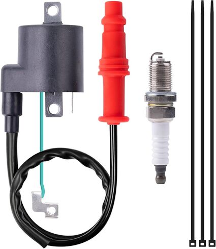 ملف الإشعال TNNR وقابس الإشعال متوافق مع 1996-2002 Polaris Sportsman 500 1995-2002 Magnum 425 500 2000-2002 Xpedition 425 استبدال OEM 3085228 3085227 in Kuwait