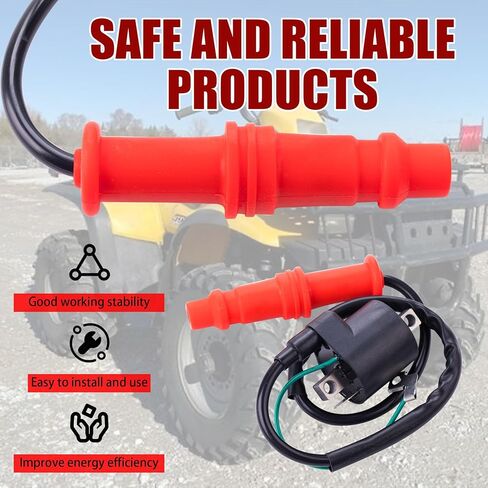 ملف الإشعال TNNR وقابس الإشعال متوافق مع 1996-2002 Polaris Sportsman 500 1995-2002 Magnum 425 500 2000-2002 Xpedition 425 استبدال OEM 3085228 3085227 in Kuwait