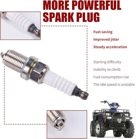 ملف الإشعال TNNR وقابس الإشعال متوافق مع 1996-2002 Polaris Sportsman 500 1995-2002 Magnum 425 500 2000-2002 Xpedition 425 استبدال OEM 3085228 3085227 in Kuwait